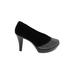 Bernie Mev Heels: Slip-on Chunky Heel Cocktail Party Black Shoes - Women's Size 39 - Round Toe