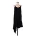 Eri + Ali Casual Dress - A-Line Scoop Neck Sleeveless: Black Print Dresses - Women's Size Medium
