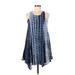 Lulus Casual Dress - Mini: Blue Dresses - Women's Size Medium