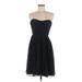 J.Crew Casual Dress - Bridesmaid: Black Solid Dresses - Women's Size 6