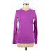 Adidas Active T-Shirt: Purple Activewear - Women's Size Medium