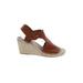 Via Spiga Wedges: Brown Shoes - Women's Size 10