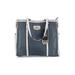 Mia K. Farrow Collection Tote Bag: Pebbled Gray Solid Bags