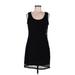 Tiana B. Casual Dress - Mini: Black Dresses - Women's Size Medium