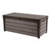 Keter Brushwood 120 Gallon Durable Resin Outdoor Storage Deck Box For Furniture & Supplies, Brown Resin in Black | 23.6 H x 27.5 W x 57 D in | Wayfair