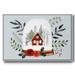 The Holiday Aisle® Snow Globe Village Collection A Framed On Canvas Print Canvas, Solid Wood in Gray | 25 H x 37 W x 1.5 D in | Wayfair