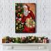 The Holiday Aisle® Santa's Presents Metal in Black/Green/Red | 60 H x 40 W x 1.5 D in | Wayfair 50CDC407D6AB4103A3E0506884D1DA64