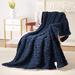 ZACOO Throw Blanket Sherpa in Blue | 60 H x 50 W in | Wayfair YXJWFPHO_0YVC5E6T