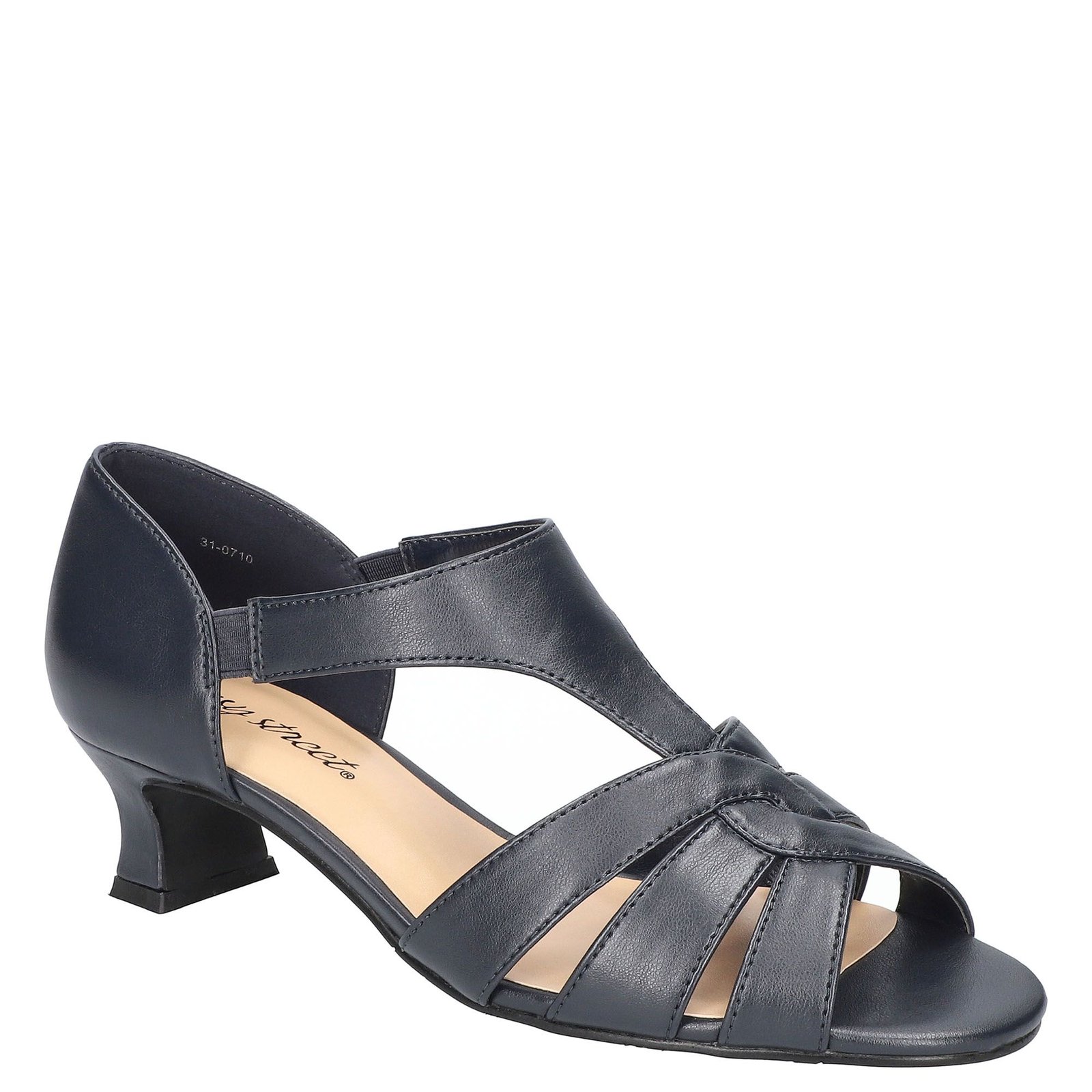 Easy Street Essie - Womens 7.5 Navy Sandal Medium