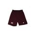 Adidas Athletic Shorts: Burgundy Color Block Sporting & Activewear - Kids Boy's Size Medium