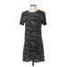 Current Elliott X Mary Katrantzou Casual Dress: Gray Dresses - Women's Size Small