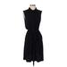 Amazon Essentials Casual Dress - Shirtdress: Black Solid Dresses - Women's Size 1