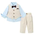 Tenues de gentleman pour bébés garçons costume de fête de mariage pour enfants vêtements pour