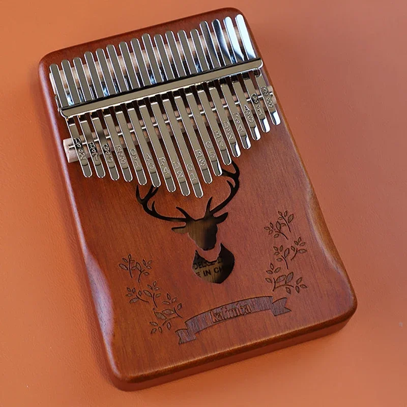 Piano à pouce Kalimba en hêtre à 17 touches, Instruments de musique en bois de haute qualité, cadeaux pour enfants, boîte à musique créative avec livres d
