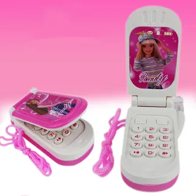 Téléphone portable électronique avec ventilateur de musique jouet de dessin animé mignon pour bébé