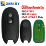 XNRKEY 2 pulsanti OEM Smart Remote Car Key ID47/HITAG 3 Chip 315Mhz per Suzuki Wagon R Every Hustler