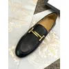 Einfarbig Leder Loafer Metall Schnalle Frauen Schuhe Sommer Runde Kopf Slip-on Wohnungen Weiche