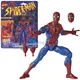 Marvel Legends Spiderman Action Figures Retro Figurine Mini Anime Figure Model PVC Statue Doll
