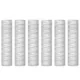 10 Micrometre String Wound Sediment Water Filter Cartridge 6 Pack Whole House Sediment