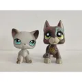 2pcs/lot LPS Toy pet shop Cat Dog #391#1439 Littlest Pet Shop kid toy