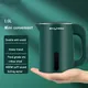 1.0L Mini Electric Kettle Small Capacity 304 Stainless Steel Teapot Hotel Dormitory Kettle Portable