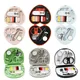 Mini Sewing Box Household Buttons Scissor Pins Heart-shaped Storage Box Portable Travel Sewing Tool