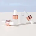 1ml 2ml 3ml Empty Portable Rose Gold Glass Frosted Dropper Bottle Cap Travel Essential Oil Perfume