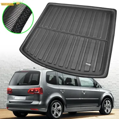 For Volkswagen VW Touran MK1 MK2 2003 - 2015 Cargo Boot Liner Tray Rear Trunk Floor Mat Tray Carpet