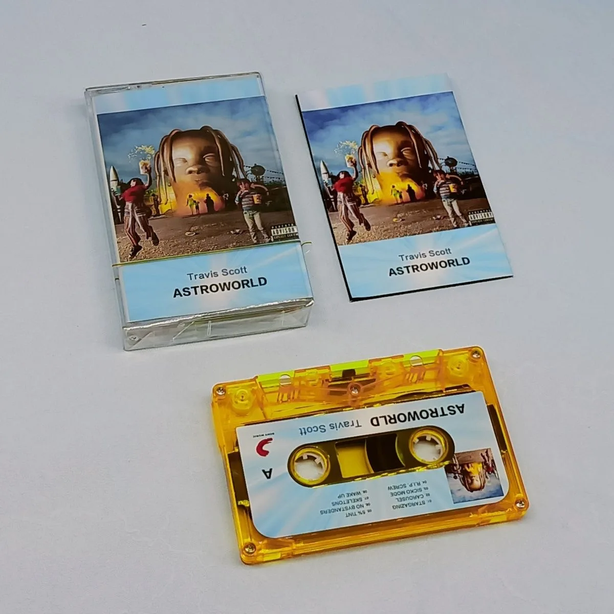 Travis Scott Astroworld Musik Tape SICKO MOD Hip Hop Cosplay Kassetten Soundtracks Box Auto Walkman Tape Party Musik Sammlung