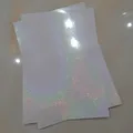 Holographic Sand Glitter Plus Five StarFoil Adhesive Tape Cold Laminating On Paper Plastic 50 Sheets