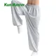 Tai Chi Pants Kung Fu Martial Art Pants Yoga Pants Gray White Red Blue Pink Black Free Shipping