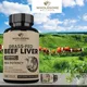 New Zealand Grown Grass-fed Dried Beef Liver Capsules with Natural Iron Vitamins A B12 and No