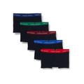 Tommy Hilfiger Herren Trunk Boxershorts 5P Trunk Unterwäsche, Blau (T Lapis/N Green/U Blue/Rouge/P Red), S