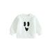 Baby Halloween Romper/Sweatshirt Long Sleeve Embroidery Bodysuit