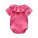 Wiueurtly 4t Easter Outfit for Girl Toddler Kids Baby Girls Summer Ha Yi Climbing Clothes Clothes Thin Super Cute Baby Bag Fart Clothes