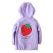 LYCAQL Baby Boy Clothes Toddler Boys Girls Long Sleeve Winter Cartoon Zippered Hoodie Coat Jacket Warm Toddler Boy (Purple 4-5 Years)