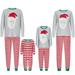 Nituyy Family Christmas Pajamas Matching Sets Xmas Matching Pjs for Adults Kids Holiday Home Xmas Family Sleepwear Set