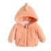 Lindreshi Toddler Girl Coats and Jackets Clearance Newborn Infant Baby Boys Girls Dinosaur Hooded Pullover Tops Warm Clothes Coat