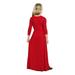 eczipvz Baby Girl Clothes Kids Toddler Girls Dress Above Knee Dress Long Sleeve Solid Princess Dress Girls Midi and Dresses (Red 5-6 Years)