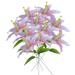 Hxoliqit Artificial Flowers Potted Plant Artificial Plastic Simulation Flowers Artificial Flowers Plants Artificial Decor Artificial Plants & Flowers Room Decor Home Decor