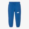 Off-White Boys Blue Diagonals Cotton Joggers