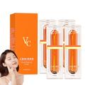 Five vitamin C natural makeup cream, Five Vitamin C Tone-Up Cream, five vitamin c tone up cream, Brightening Face Moisturizing Makeup Cream Deep Hydration Toning Light Cream (4PCS)