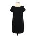 Zara Casual Dress - Shift: Black Solid Dresses - Women's Size Small