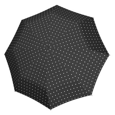 Knirps T.200 Duomatic Taschenschirm 28 cm kelly black Silber