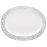 Noritake Hammock Oval Platter, 14" Porcelain China/All Ceramic in Green | Wayfair 9355-413