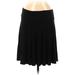 H&M Casual Skirt: Black Solid Bottoms - Women's Size Medium