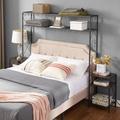 17 Stories Xeniyah Headboard Metal in Brown | 66.9 H x 95.7 W x 11.8 D in | Wayfair 634D62F5ACF04D419DDBB260C1096A3F