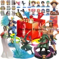 Figurine One Piece Blind Box pour enfants Luffy Zoro ZanShanks Marco Nami Hankcock PVC Anime