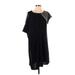 BCBGMAXAZRIA Runway Casual Dress - Shift: Black Dresses - Women's Size Small