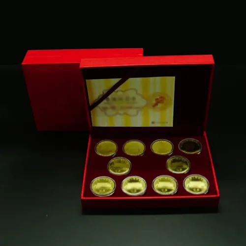 Holz münze Aufbewahrung sbox Vitrine Gedenkmünze Schutz box Münz halter für Gedenkmünzen
